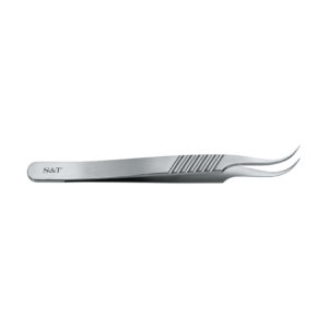 S&T MIKROPINCETT MED PLATTA HANDTAG CLASSIC LINE BÖJD 12 CM