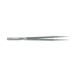 S&T MIKROPINCETT MED RUNDA HANDTAG RAK 18 CM MED MOTVIKT