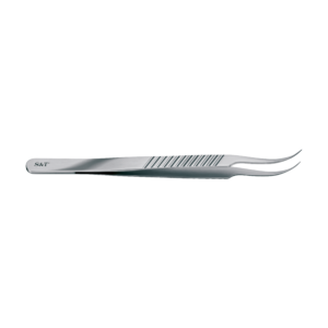 S&T MIKROPINCETT MED PLATTA HANDTAG CLASSIC LINE BÖJD 15 CM